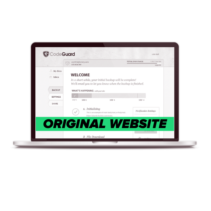 CodeGuard original website