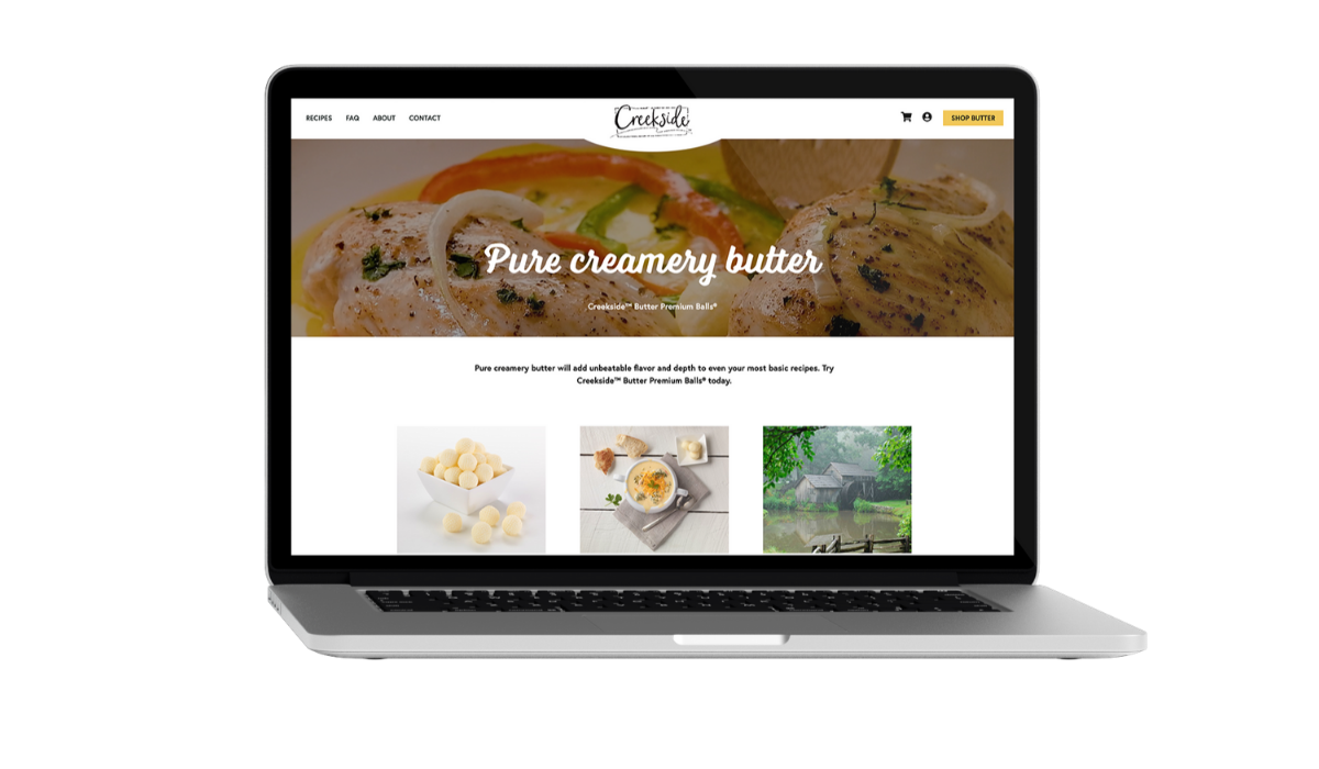 Butterball Farms website design by SPARK