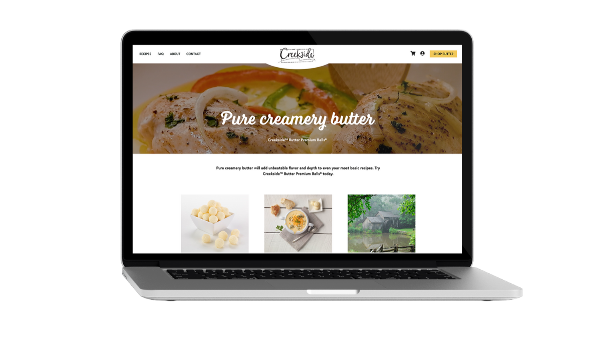 Butterball Farms website design by SPARK