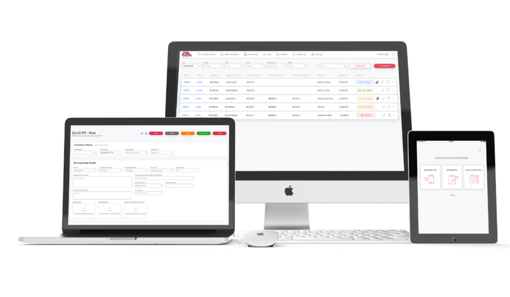 Purchase Pointe - Custom business software dashboard