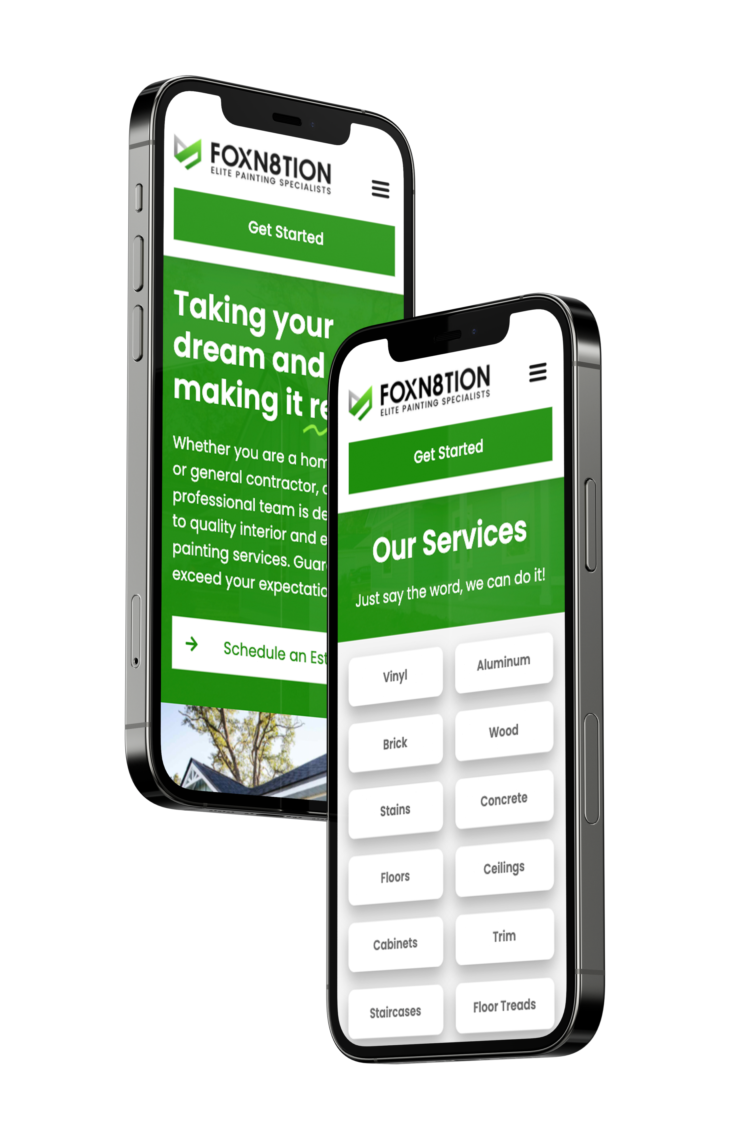 Foxn8tion mobile website design