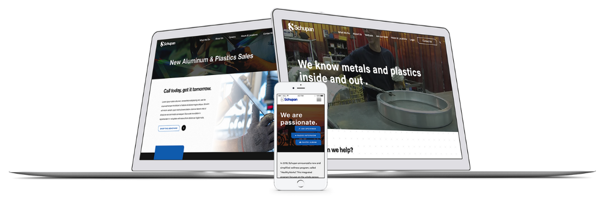 Image of custom website design