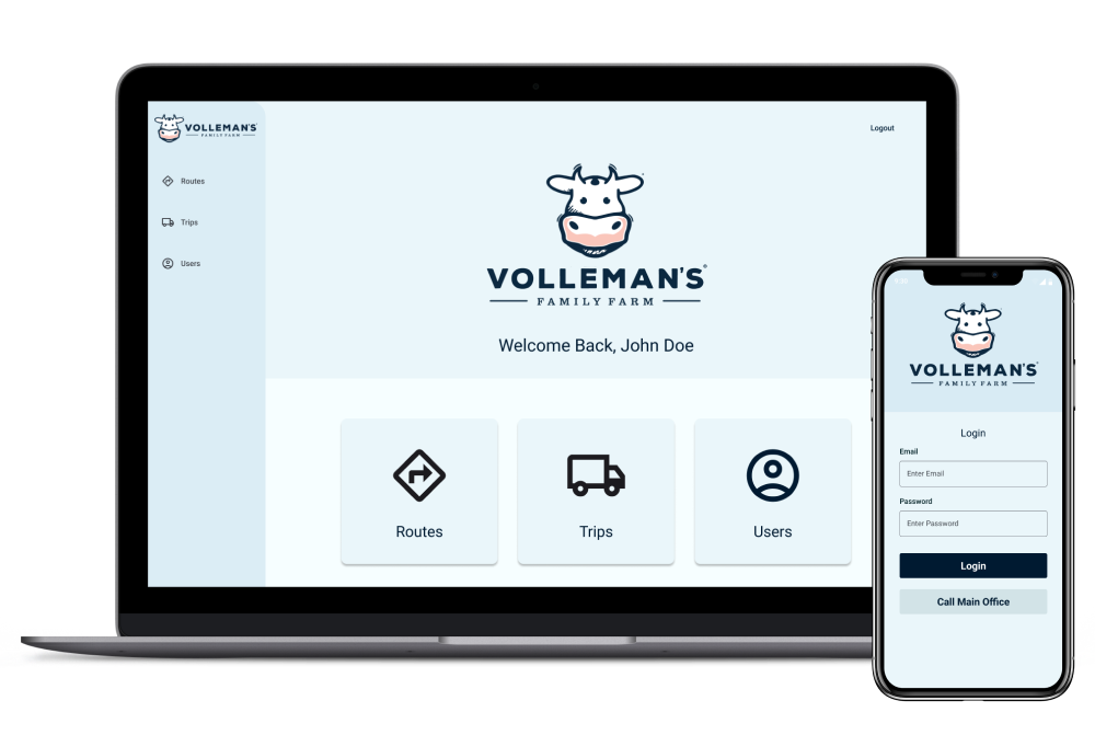 Volleman's Family Farm Custom Mobile App