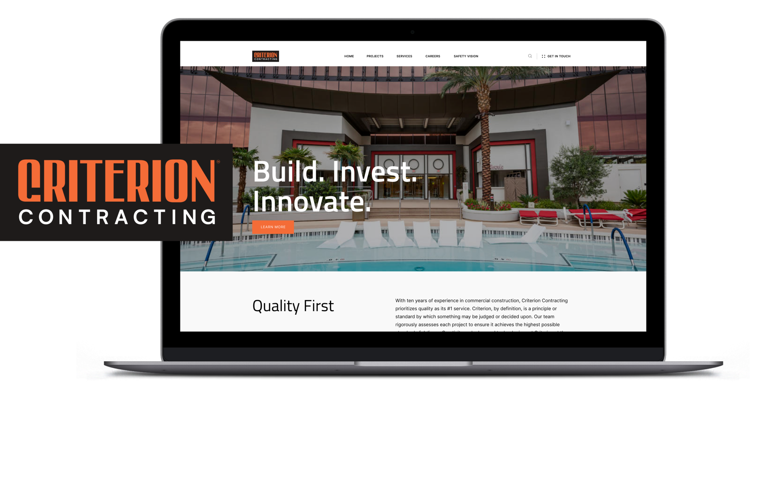 SPARK Case Study Criterion Contracting Website