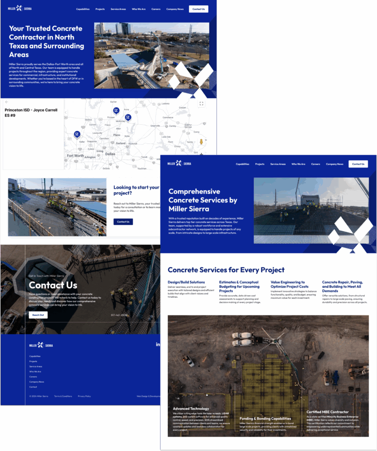 Miller Sierra - Website built by SPARK
