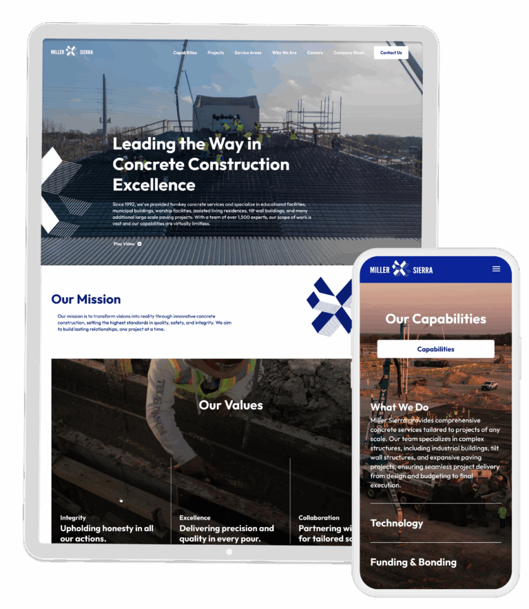 Miller Sierra - Mobile Website built by SPARK